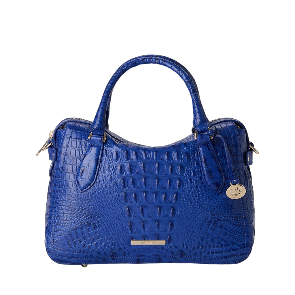 Brahmin Alden Road Collection Micaela Satchel, Blue