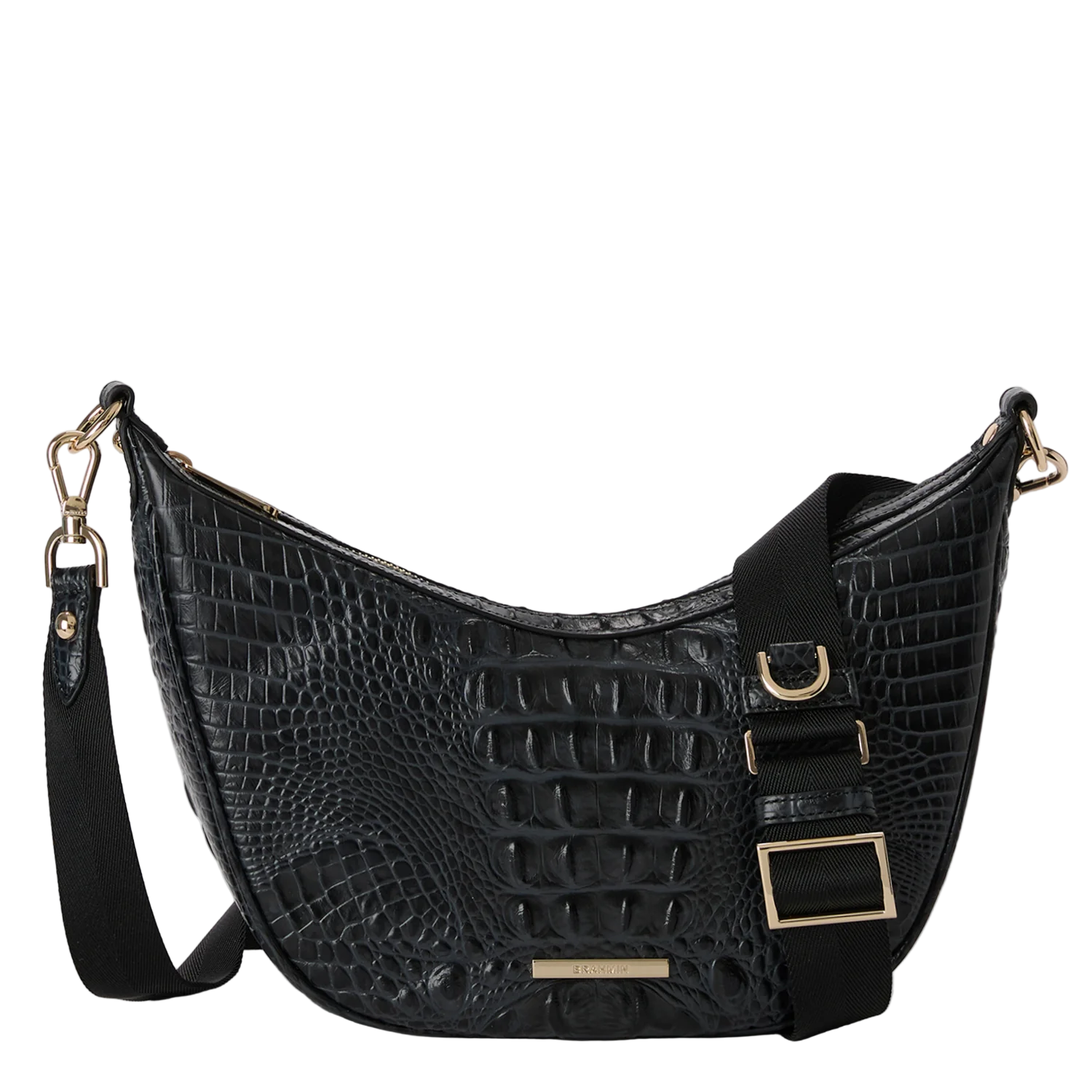 Brahmin Alden Road Collection Percy Crossbody, Black Alden Road