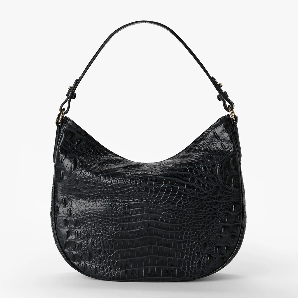 Brahmin Alden Road Collection Small Kathleen Shoulder Bag, Black Alden Road