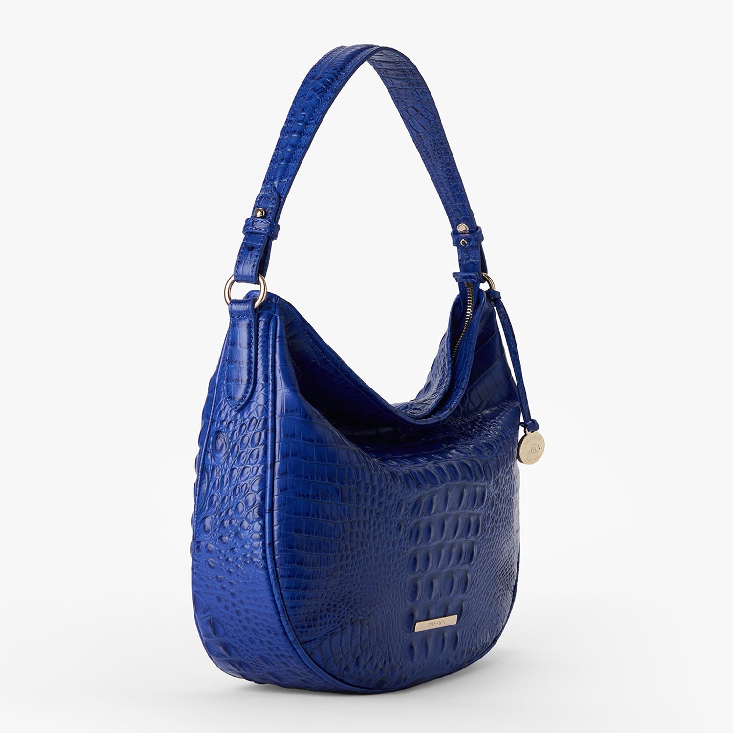 Brahmin Alden Road Collection Small Kathleen Shoulder Bag, Blue Alden Road