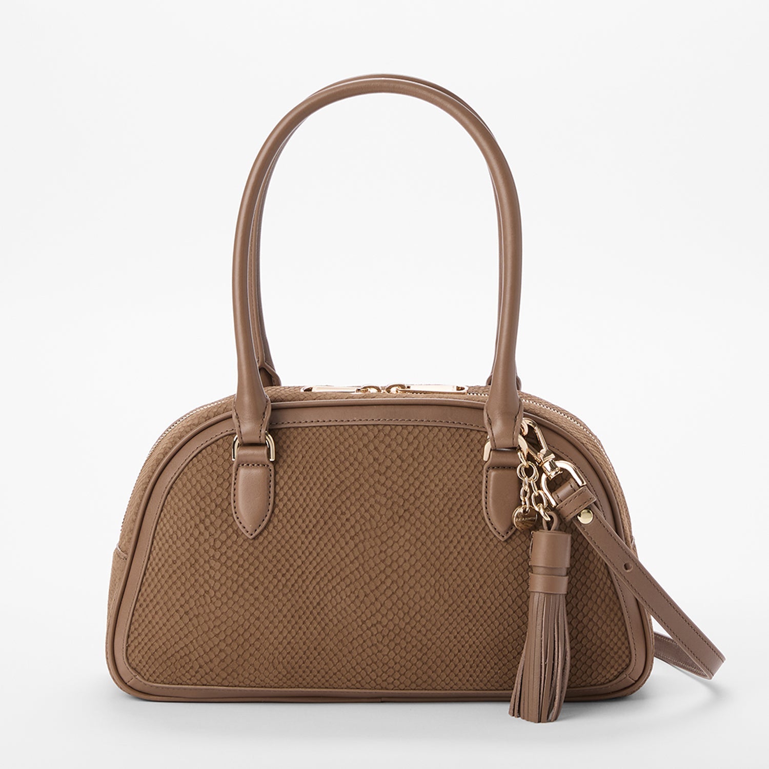 Brahmin Belcanto Collection Angie Satchel, Taupe