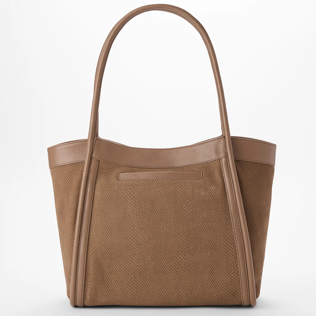 Brahmin Belcanto Collection Bailee Tote Bag, Taupe