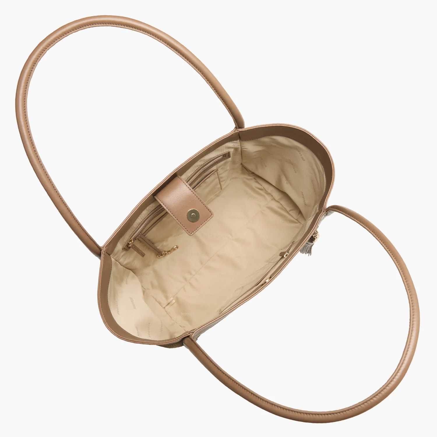 Brahmin Belcanto Collection Bailee Tote Bag, Taupe