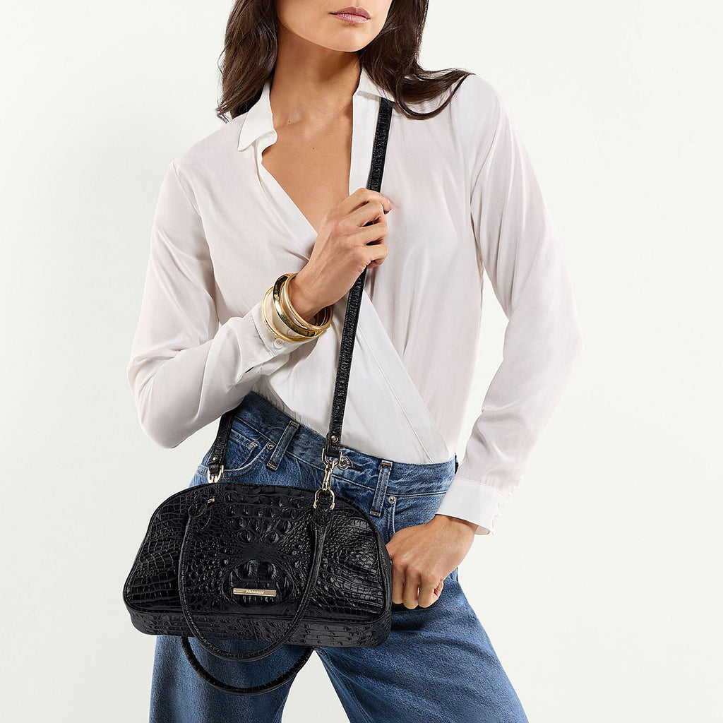 Brahmin Glorieta Collection Angie Satchel, Everlasting