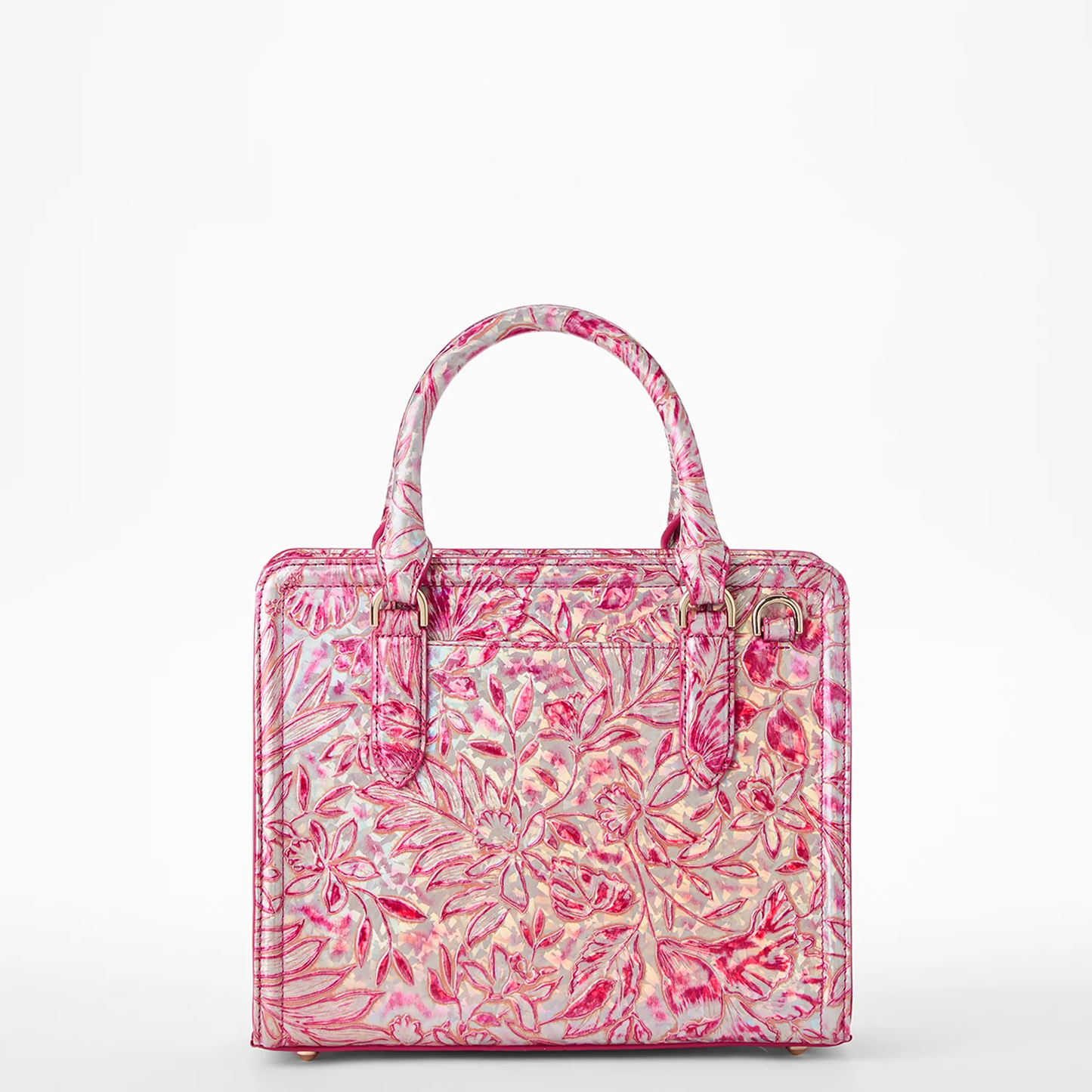 Brahmin Lokelani Collection Cami Satchel, Coral Snapdragon