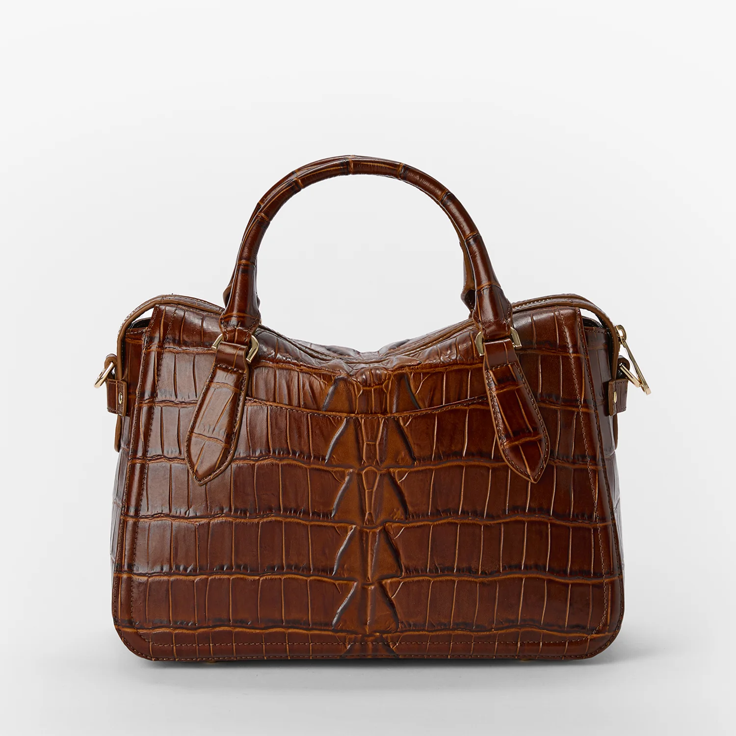 Brahmin Marana Collection Micaela Satchel, Chestnut