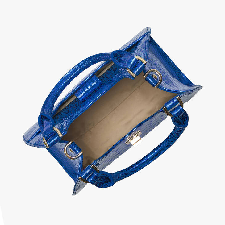 Brahmin Melbourne Collection Adrian Shoulder Bag, Cobalt Potion