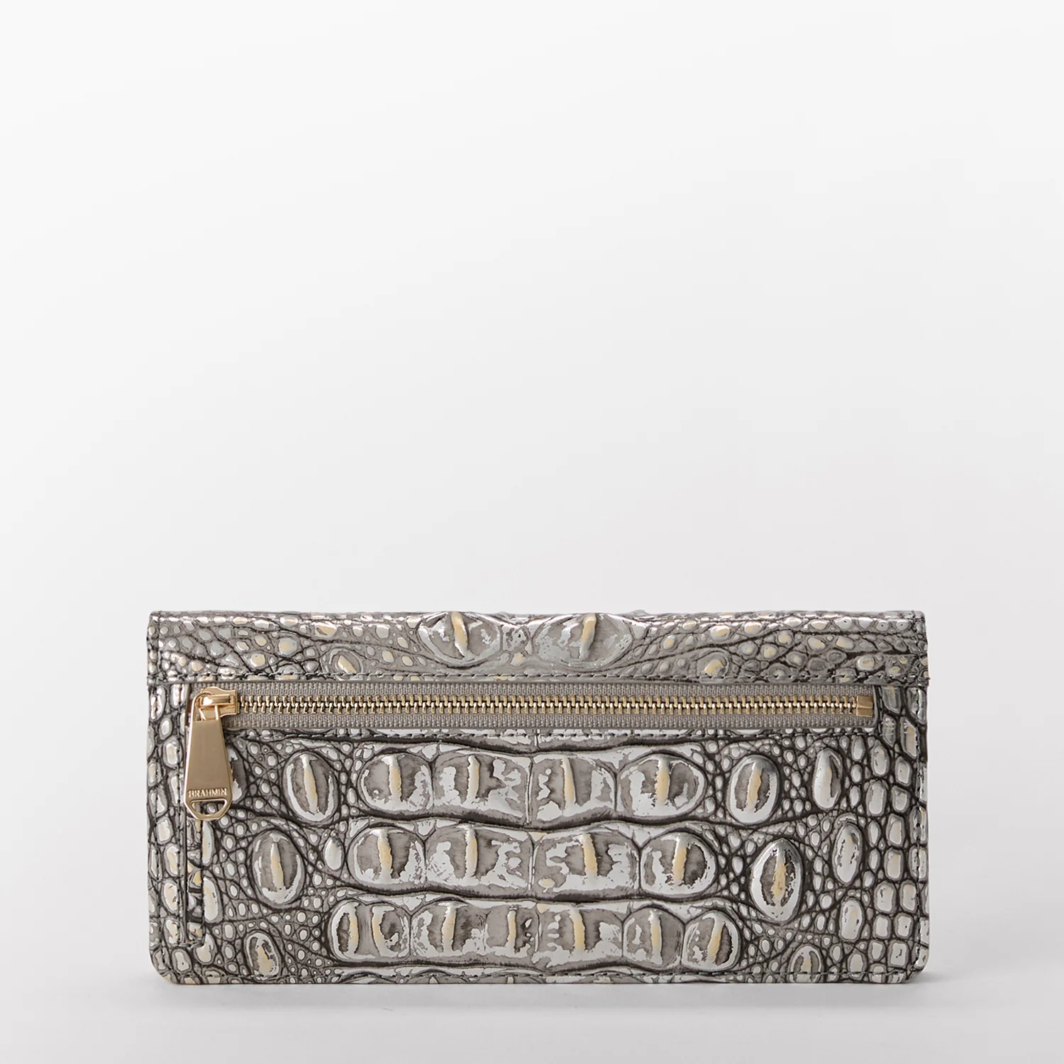 Brahmin Melbourne Collection Ady Wallet, Chrome