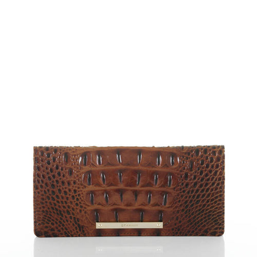Brahmin Melbourne Collection Ady Wallet, Pecan