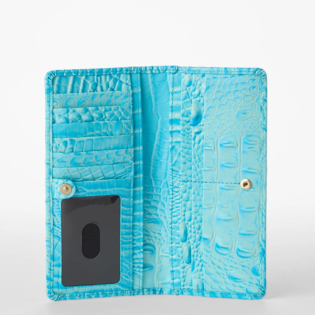 Brahmin Melbourne Collection Ady Wallet, Tropic Blue
