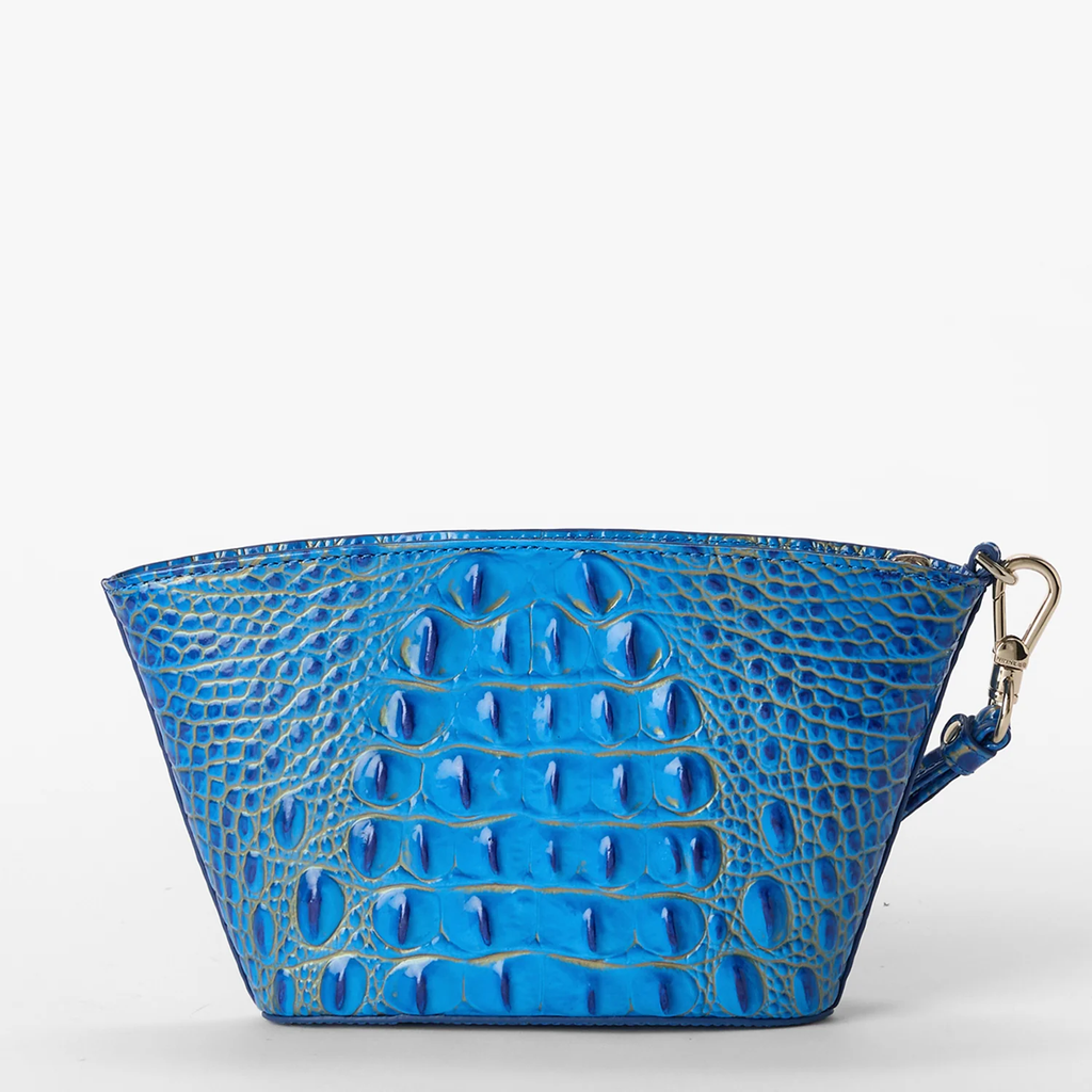 Brahmin Melbourne Collection Ariana Wristlet, Electric Indigo Ombre