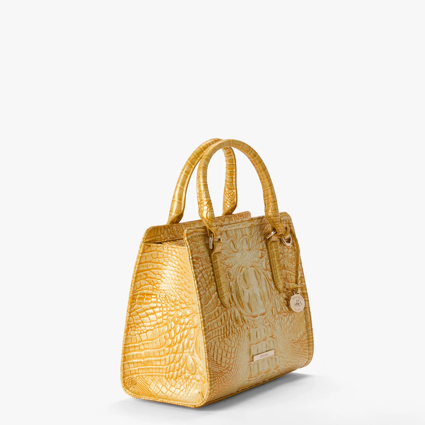 Brahmin Melbourne Collection Cami Satchel, Lemon Drop