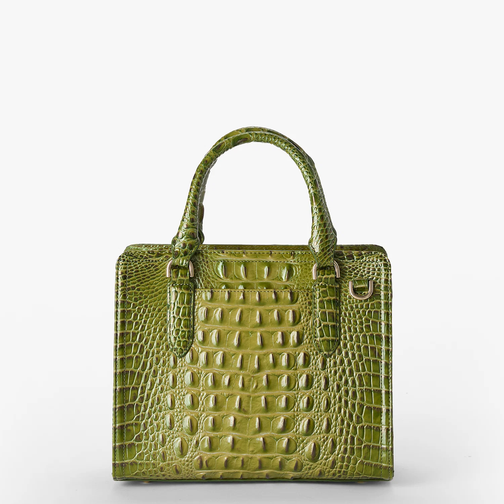 Brahmin Melbourne Collection Cami Satchel, Olive Ombre