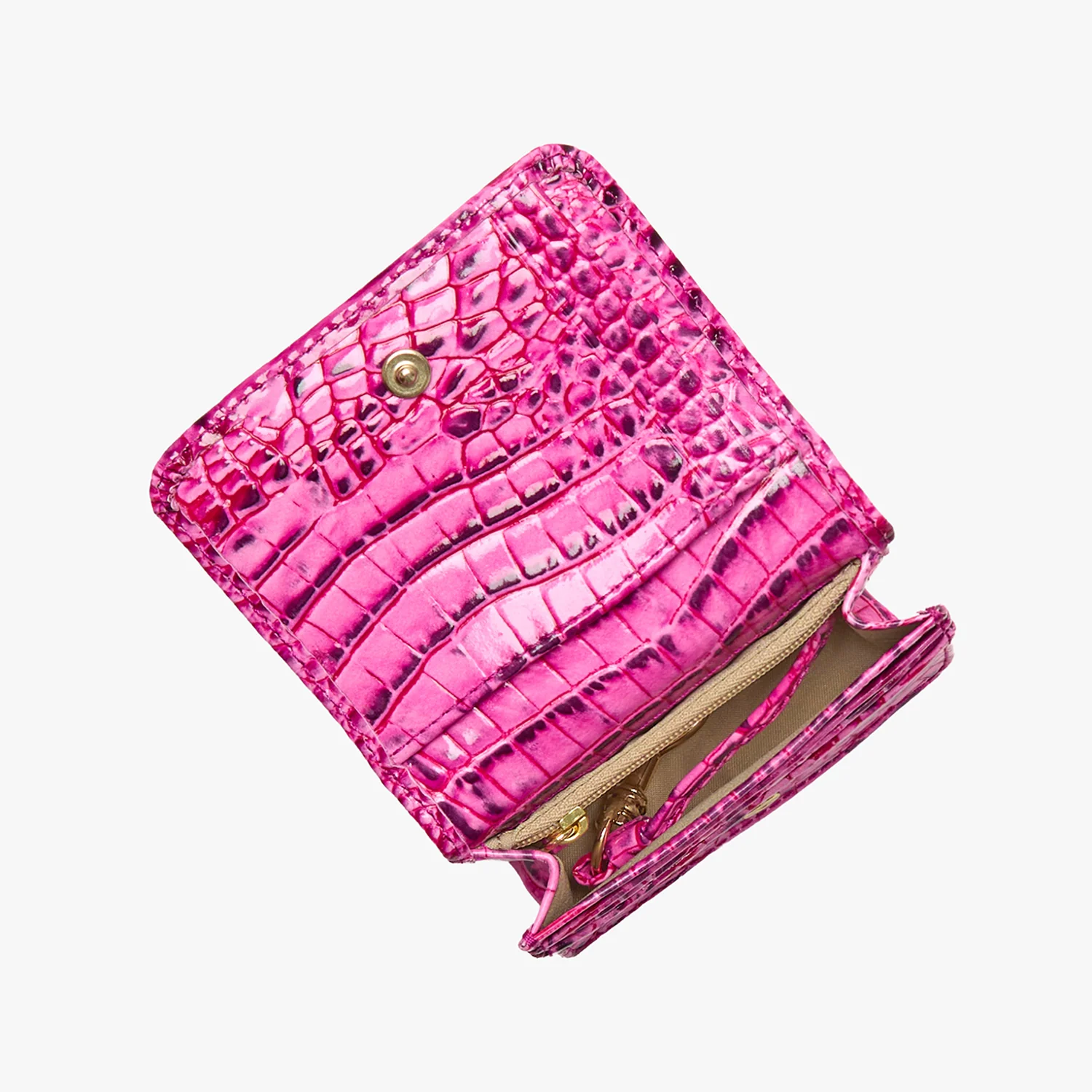 Brahmin Melbourne Collection Clementine Wallet, Electric Fuchsia