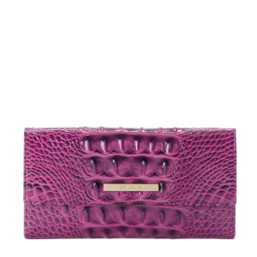Brahmin Melbourne Collection Cordelia Wallet, Dewberry