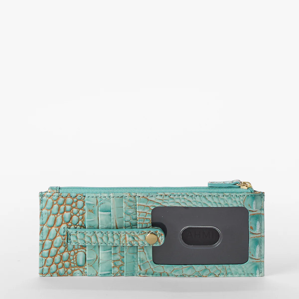 Brahmin Melbourne Collection Credit Card Wallet, Waterfall