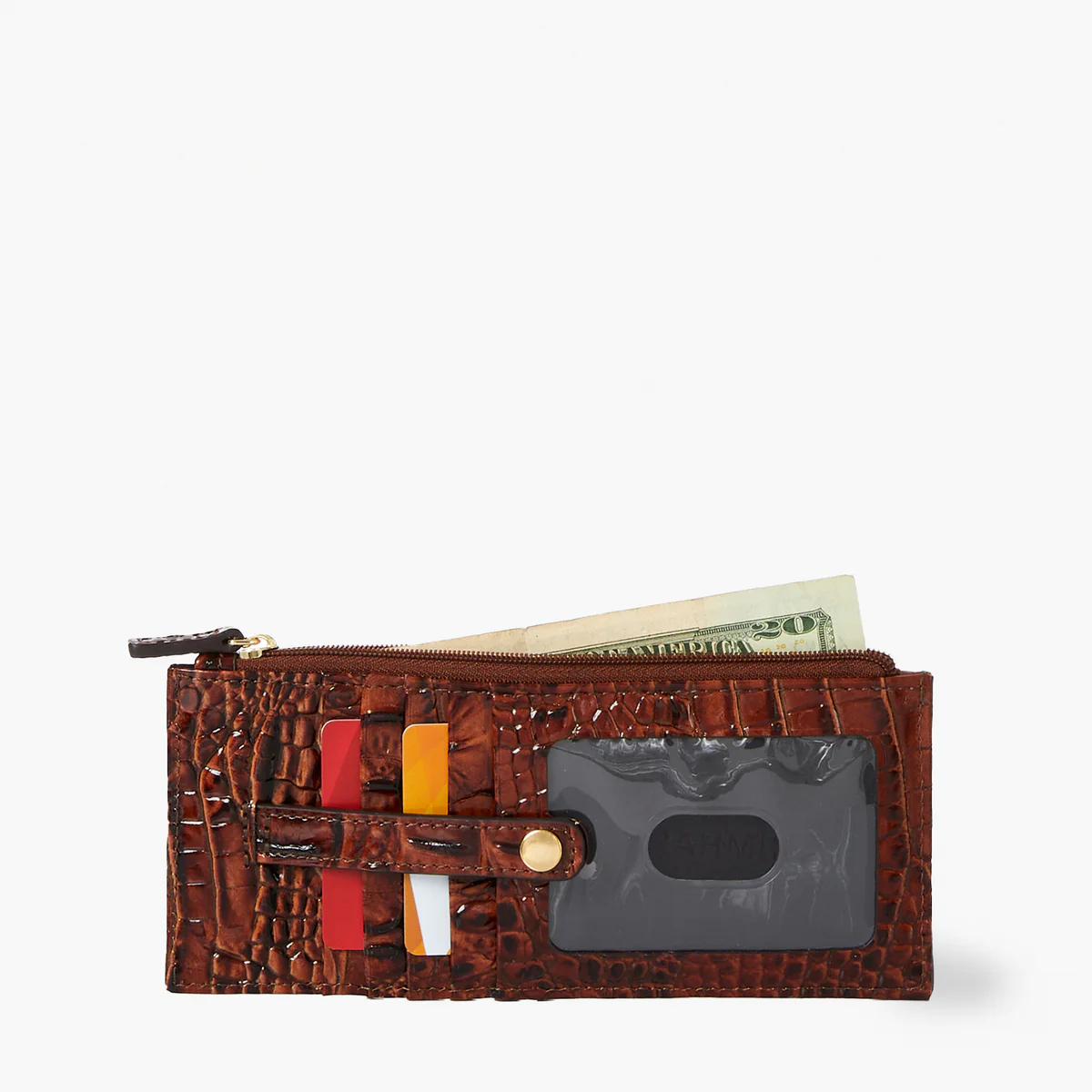 Brahmin Melbourne Collection Credit Card Wallet, Waterfall