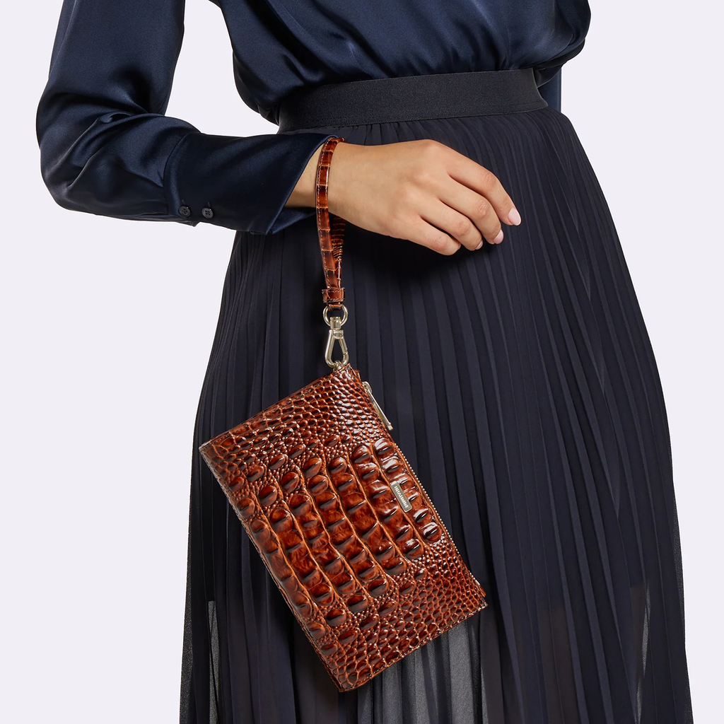 Brahmin Melbourne Collection Daisy Wristlet, Florita
