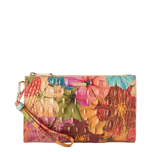 Brahmin Melbourne Collection Daisy Wristlet, Florita