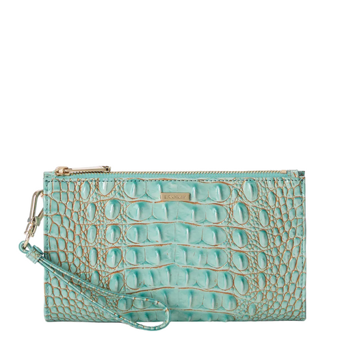 Brahmin Melbourne Collection Daisy Wristlet, Waterfall