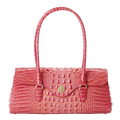 Brahmin Melbourne Collection Dayan Satchel, Coral Snapdragon