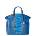 Brahmin Melbourne Collection Duxbury Satchel, Electric Indigo Ombre