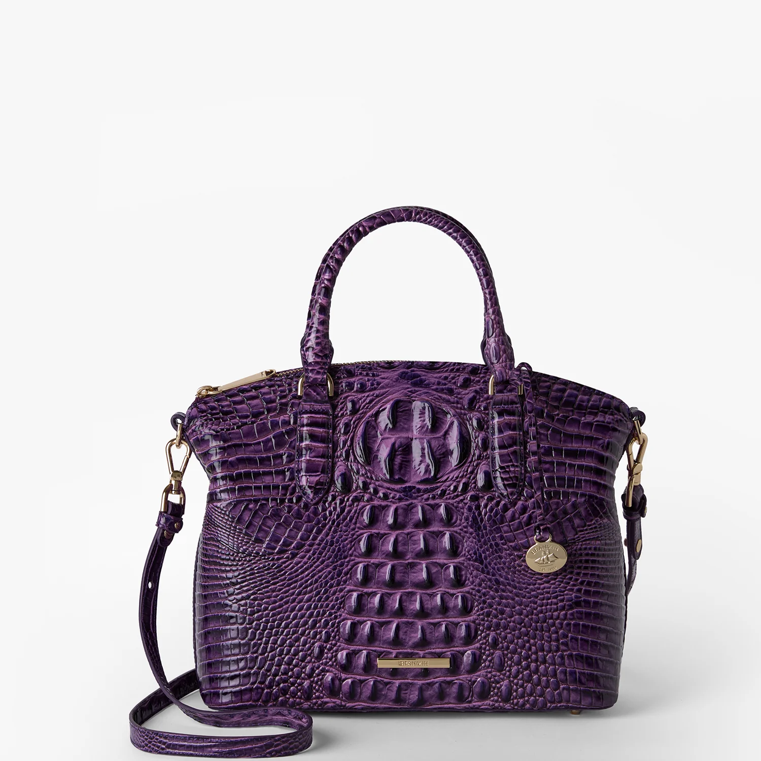 Bolso de mano Duxbury de la colección Brahmin Melbourne, color negro