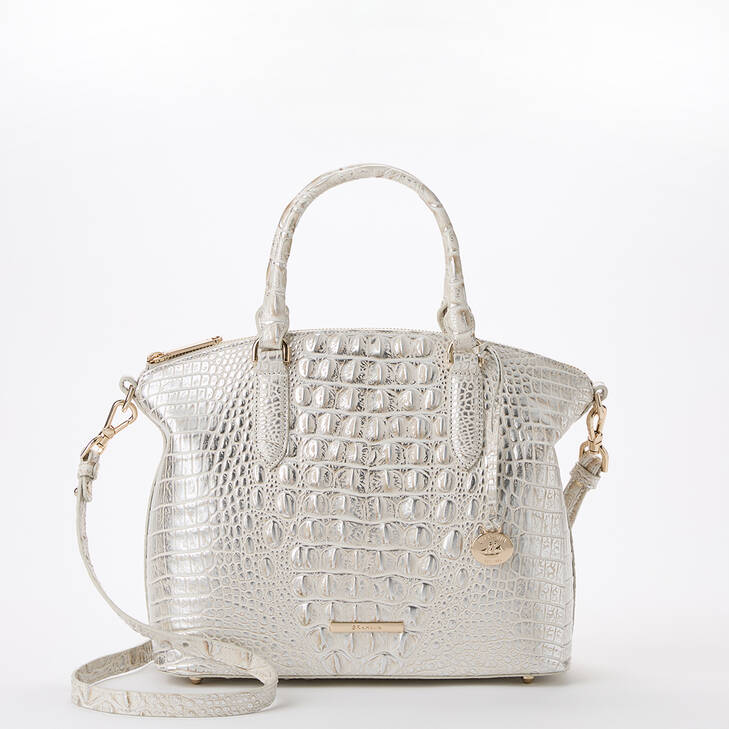 Brahmin Melbourne Collection Duxbury Satchel, Ivory Dream