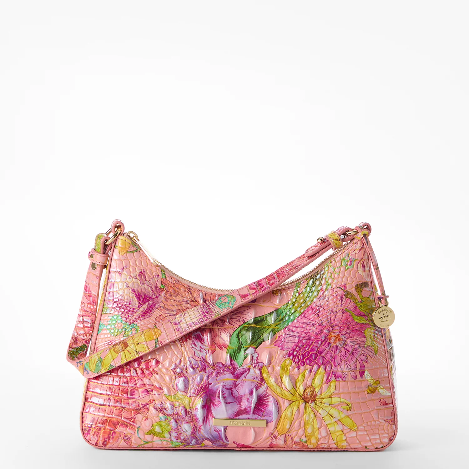 Brahmin Melbourne Collection Esme Shoulder Bag, Perennial