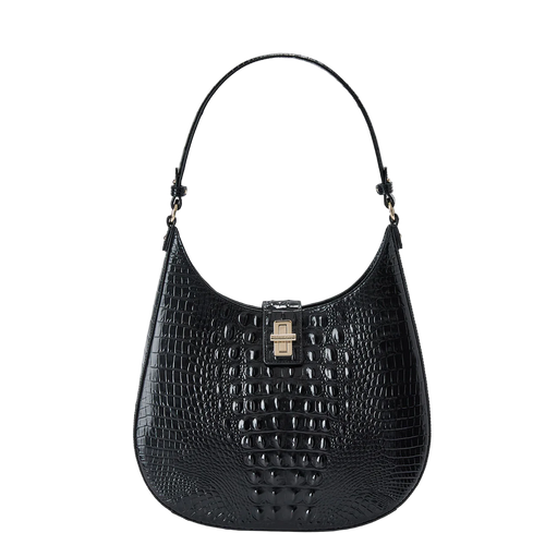Brahmin Melbourne Collection Fallon Shoulder Bag, Black