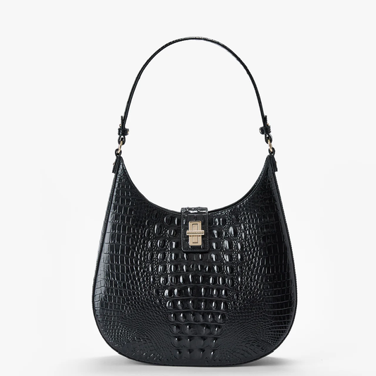 Brahmin Melbourne Collection Fallon Shoulder Bag, Black