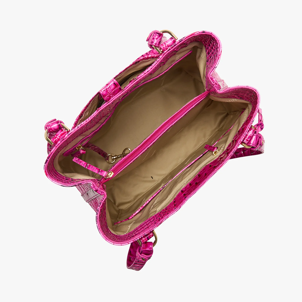 Brahmin Melbourne Collection Fiora Shoulder Bag, Electric Fuchsia
