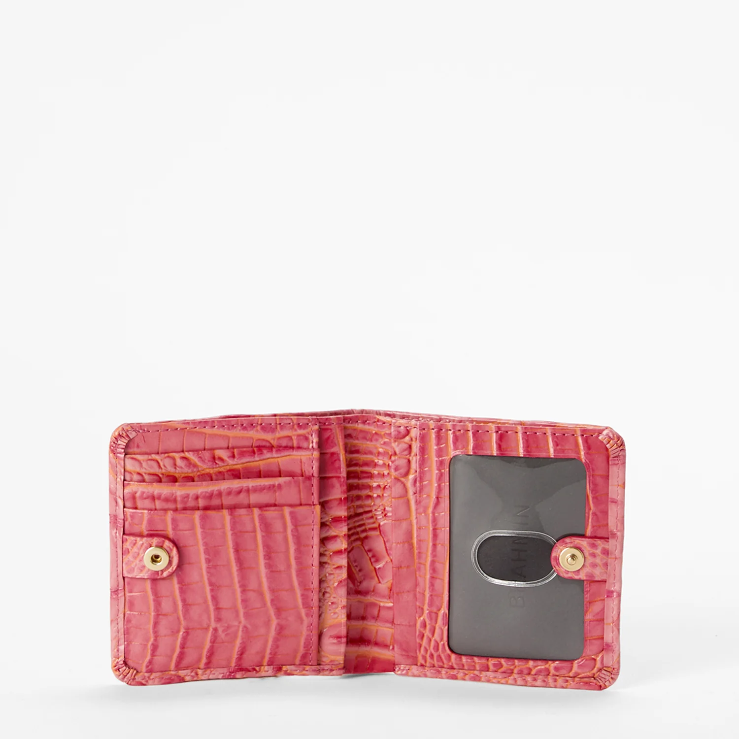 Brahmin Melbourne Collection Jane Wallet, Coral Snapdragon