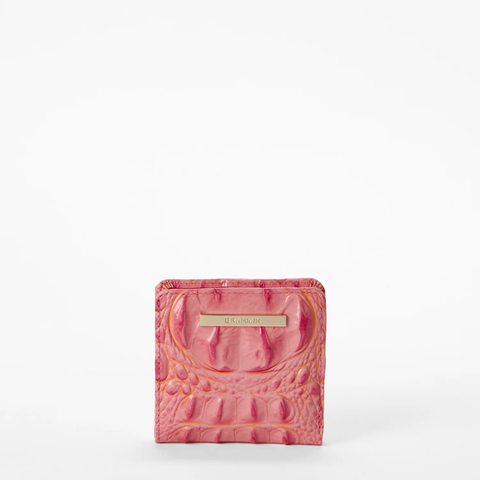 Brahmin Melbourne Collection Jane Wallet, Coral Snapdragon