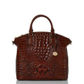 Brahmin Melbourne Collection Large Duxbury Satchel, Pecan