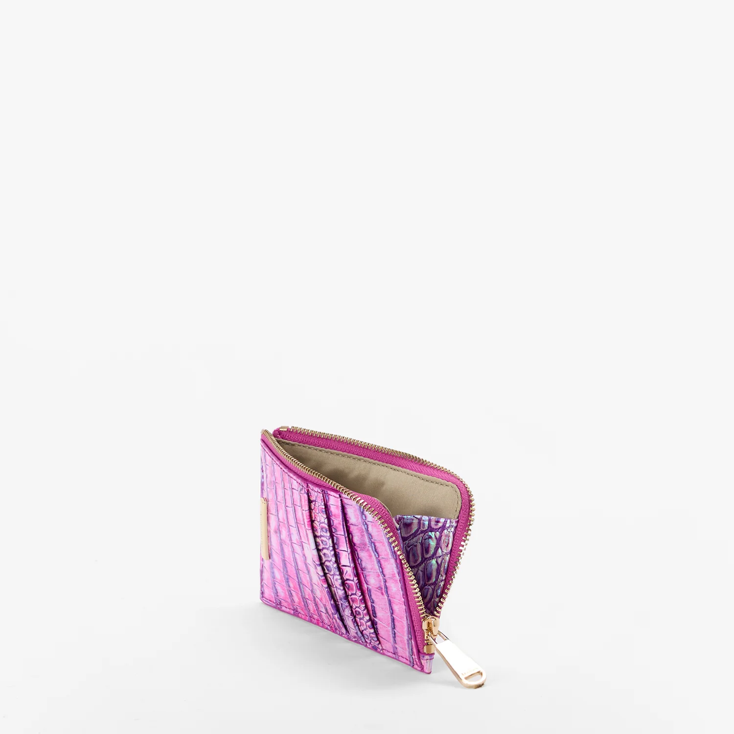 Brahmin Melbourne Collection Lennon Wallet, Purple Iris