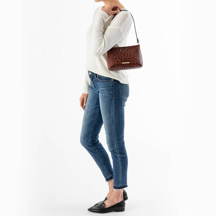 Brahmin Melbourne Collection Lorelei Shoulder Bag, Ivory Dream