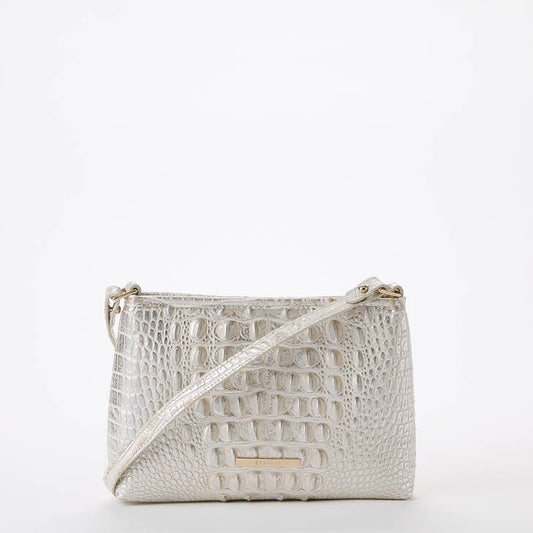 Brahmin Melbourne Collection Lorelei Shoulder Bag, Ivory Dream