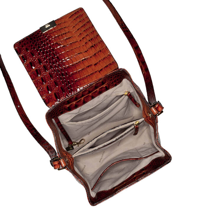 Brahmin Melbourne Collection Margo Crossbody, Pecan