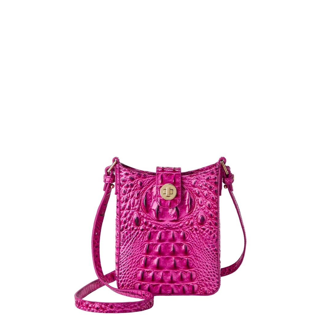Brahmin Melbourne Collection Marley Crossbody, Electric Fuchsia