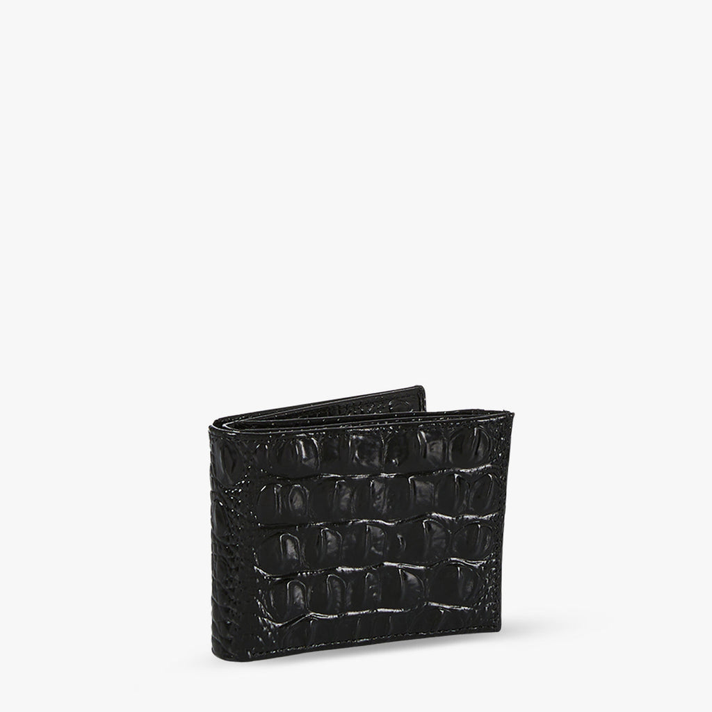 Brahmin Melbourne Collection Men's Bifold Wallet, Black
