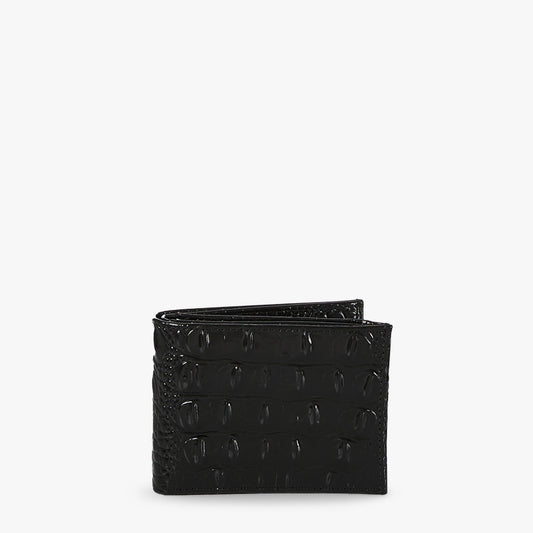 Brahmin Melbourne Collection Men's Bifold Wallet, Black