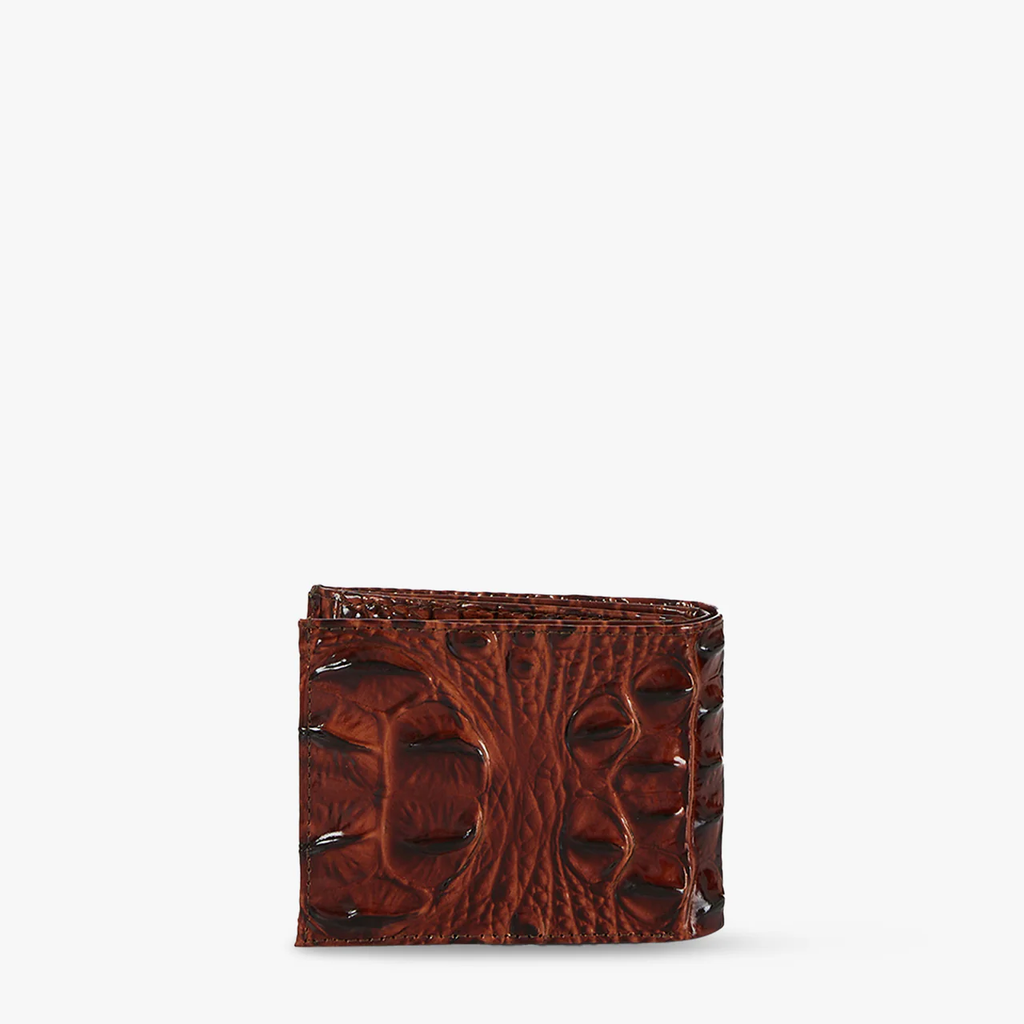 Brahmin Melbourne Collection Men's Bifold Wallet, Pecan