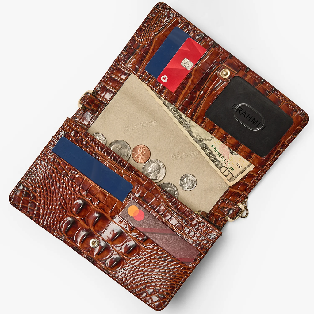 Brahmin Melbourne Collection Minuette Crossbody, Cherry Lacquer