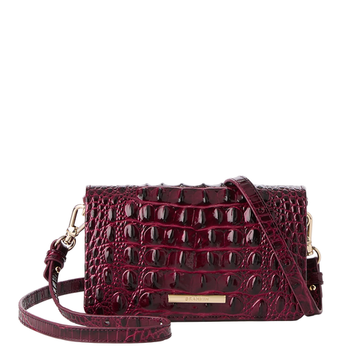 Brahmin Melbourne Collection Minuette Crossbody, Cherry Lacquer