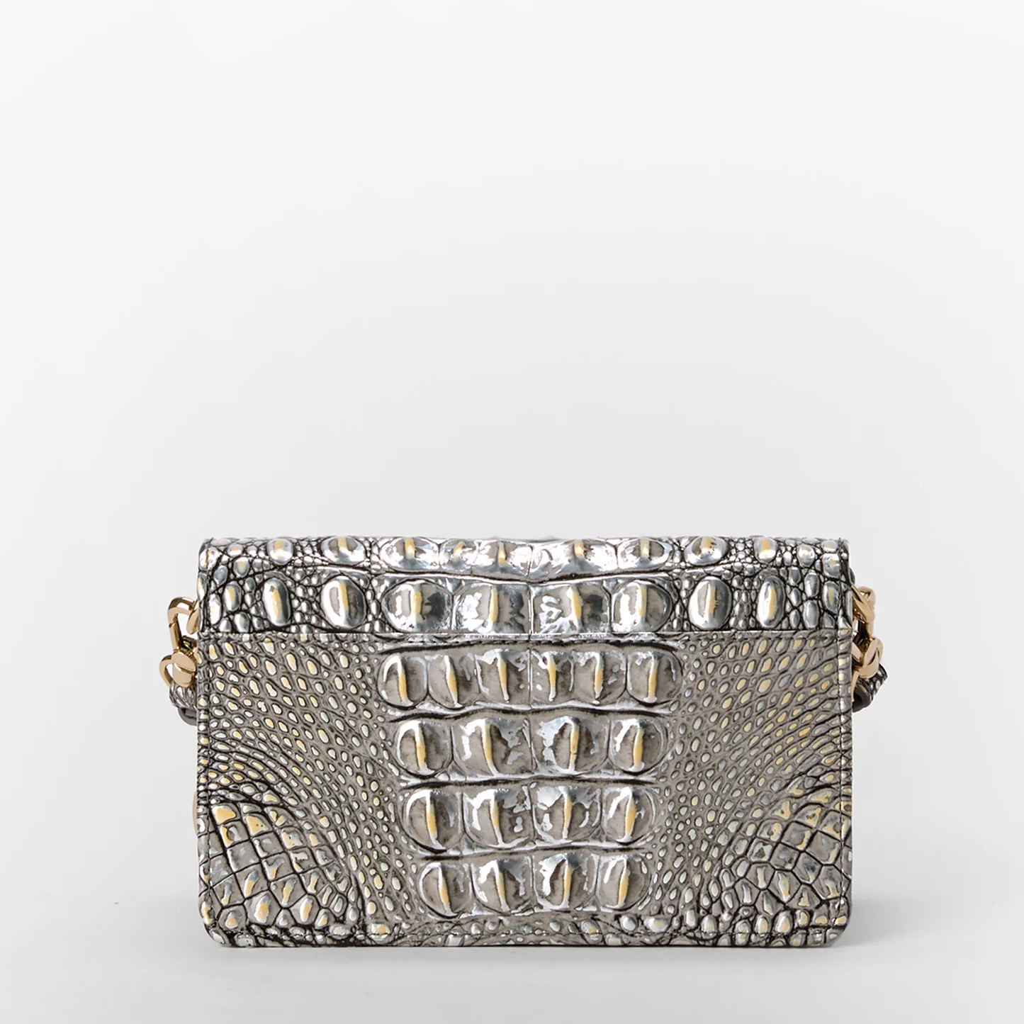 Brahmin Melbourne Collection Minuette Crossbody, Chrome