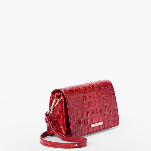 Brahmin Melbourne Collection Minuette Crossbody, Red Opal
