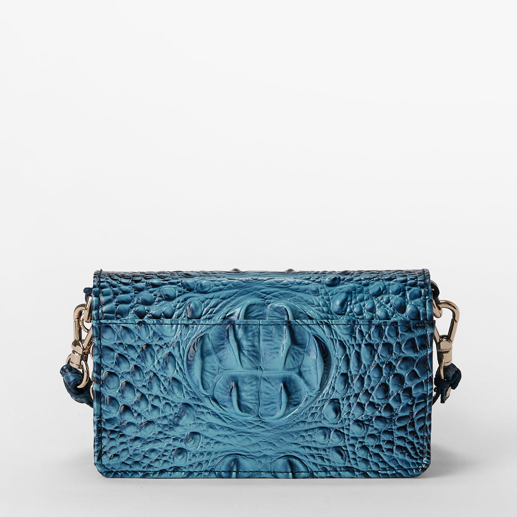 Brahmin Melbourne Collection Minuette Crossbody, Retro Blue