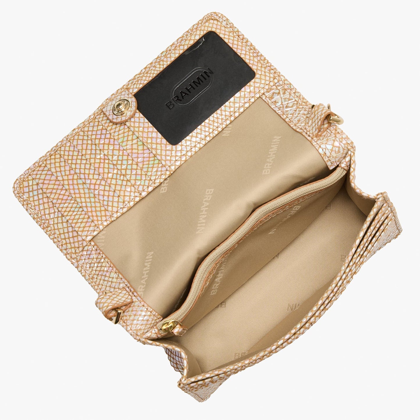 Brahmin Melbourne Collection Minuette Crossbody, Tiramisu