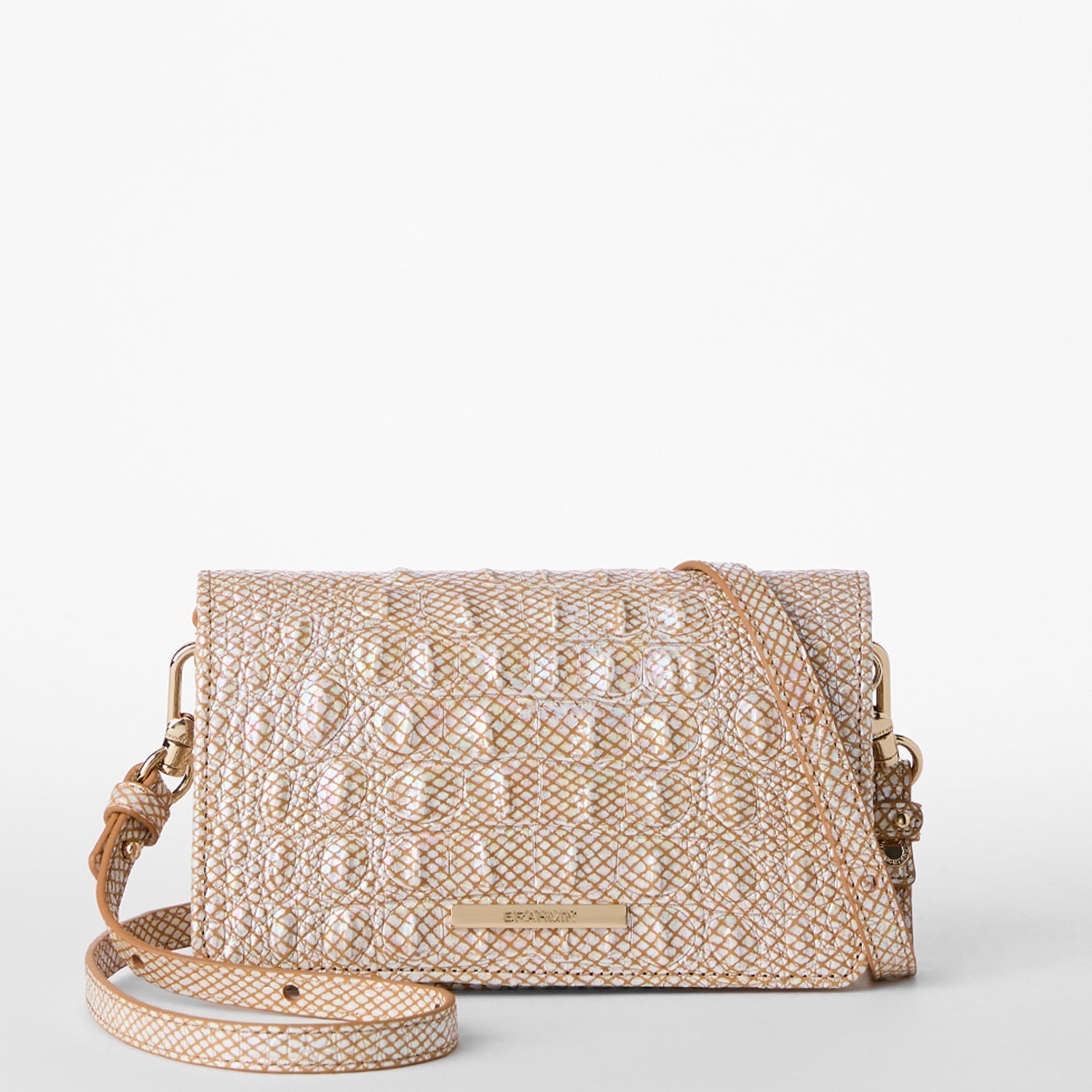 Brahmin Melbourne Collection Minuette Crossbody, Tiramisu